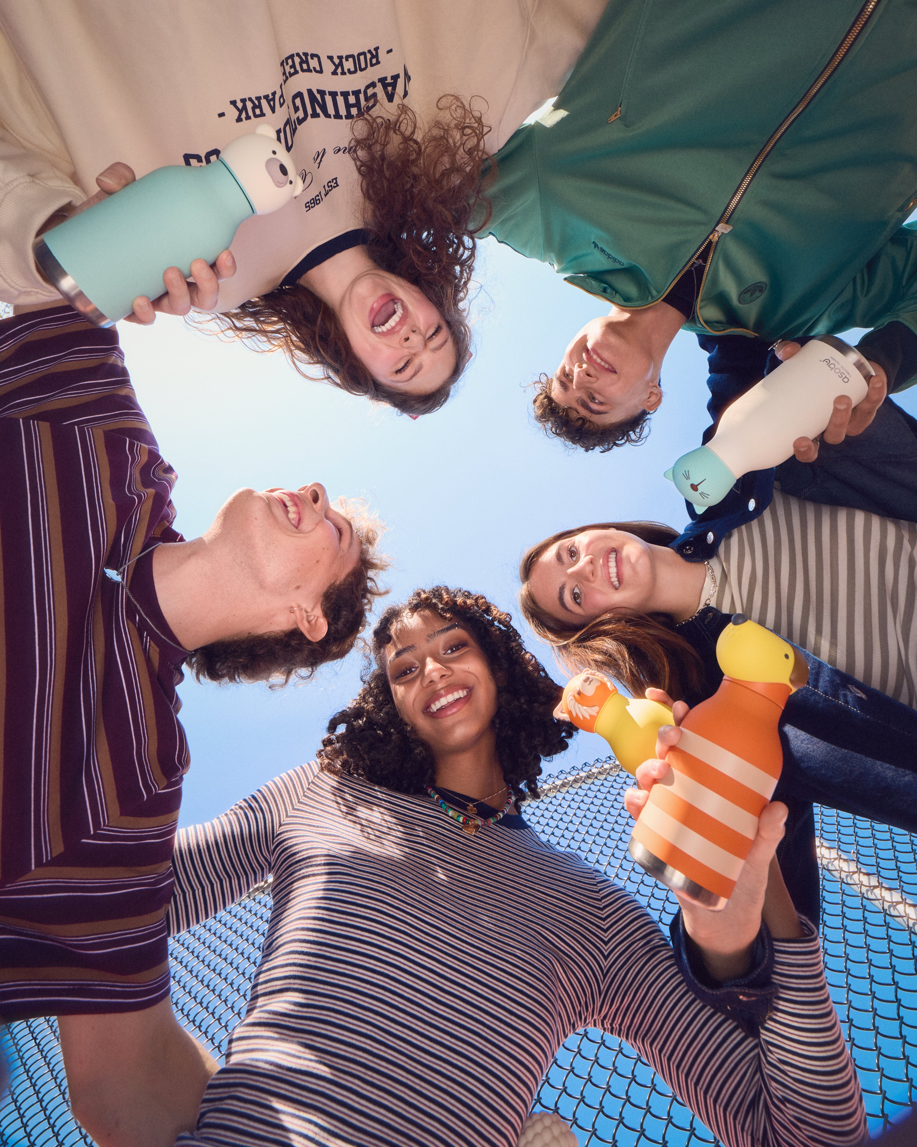 Butelka termiczna ze słomką Bestie Asobu – Czerwona Panda 460 ml