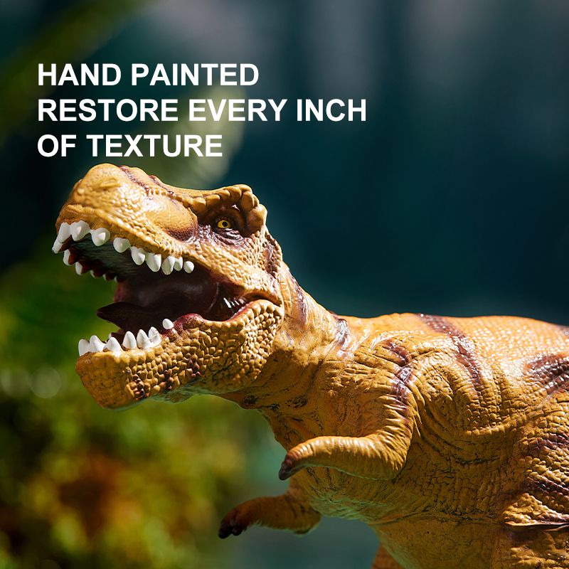 figurka triceratops ręcznie malowana detale tekstury naturalny wygląd figurki dinosaura
