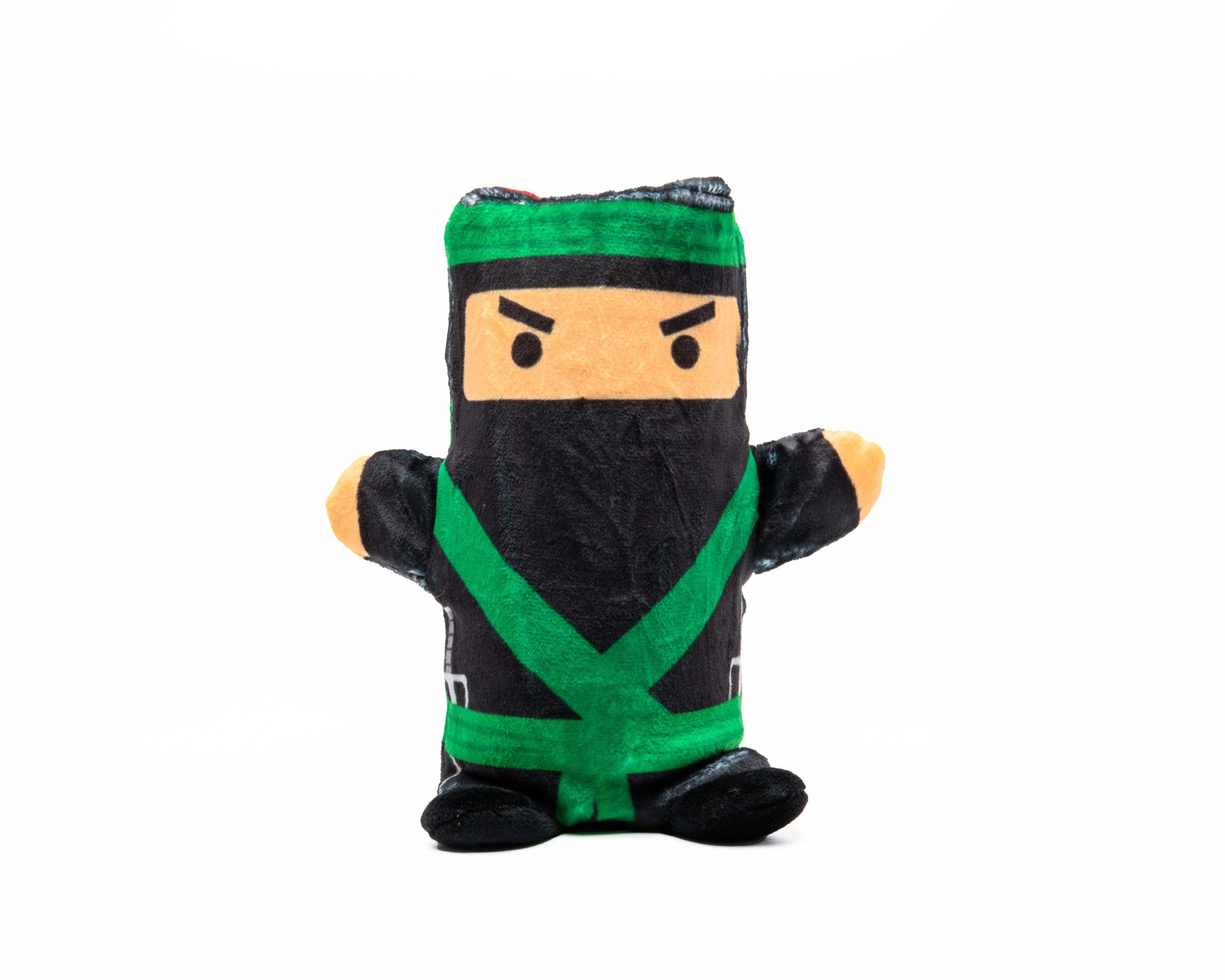 Pluszak ninja dla dzieci w czarno-zielonym stroju idealny na prezent
