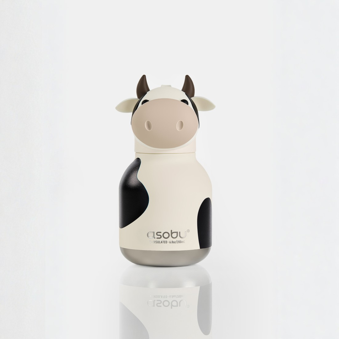 Butelka termiczna Mini Bestie Asobu – Krowa 200 ml