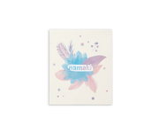 Paleta cieni do powiek dla dzieci Yamann z delikatnym kwiatowym wzorem na opakowaniu