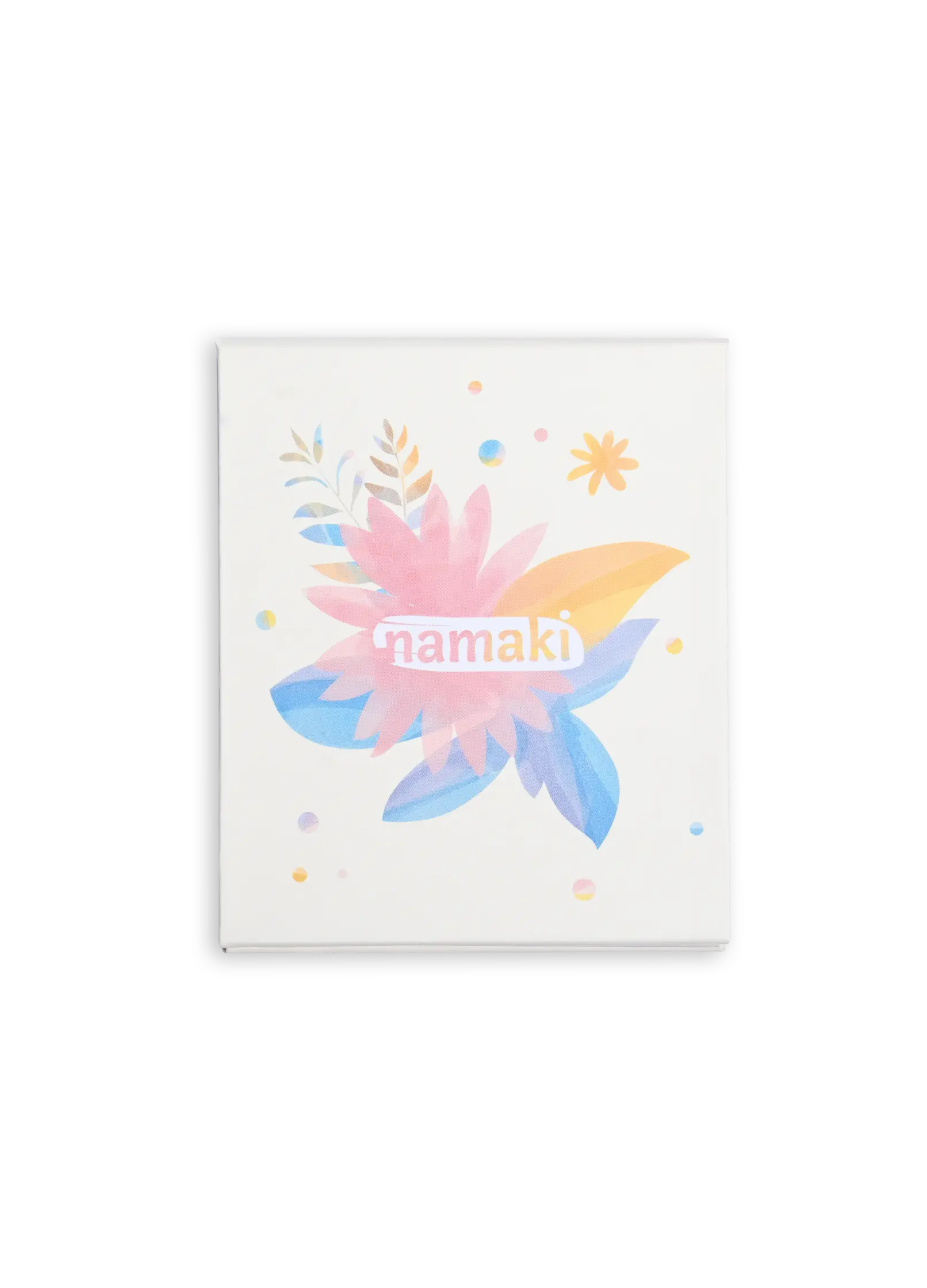 Paleta cieni do powiek dla dzieci Yamann namaki w kolorowej, kwiatowej stylistyce