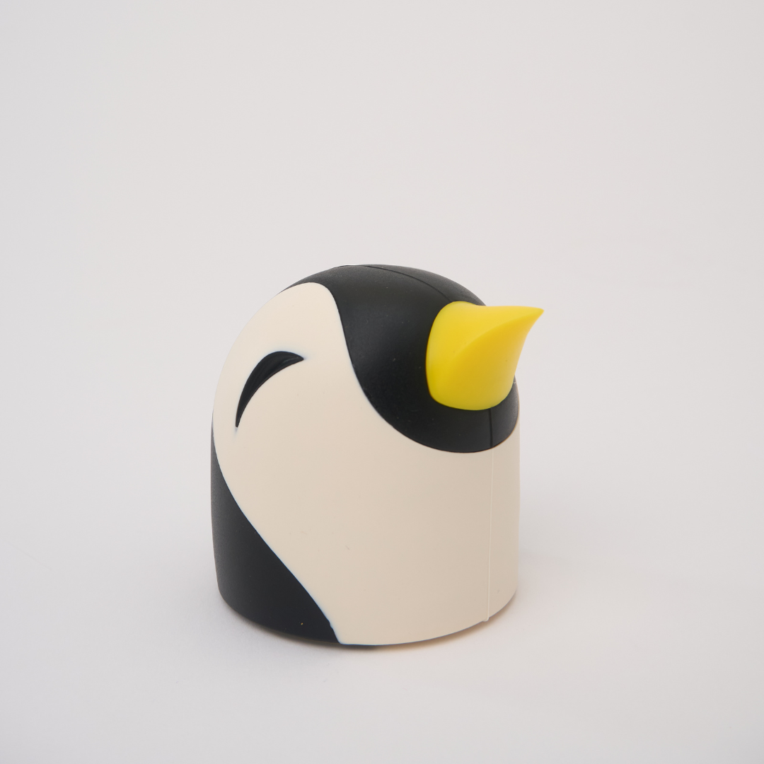 Butelka termiczna ze słomką Bestie Asobu – Pingwin 460 ml