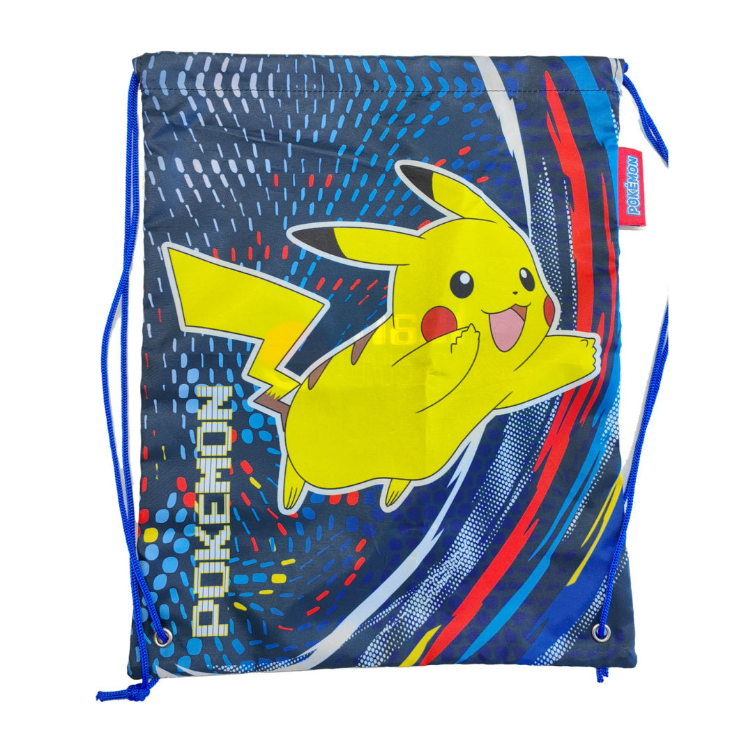 Yamann worek szkolny Pokémon z motywem Pikachu w kolorze niebieskim i żółtym