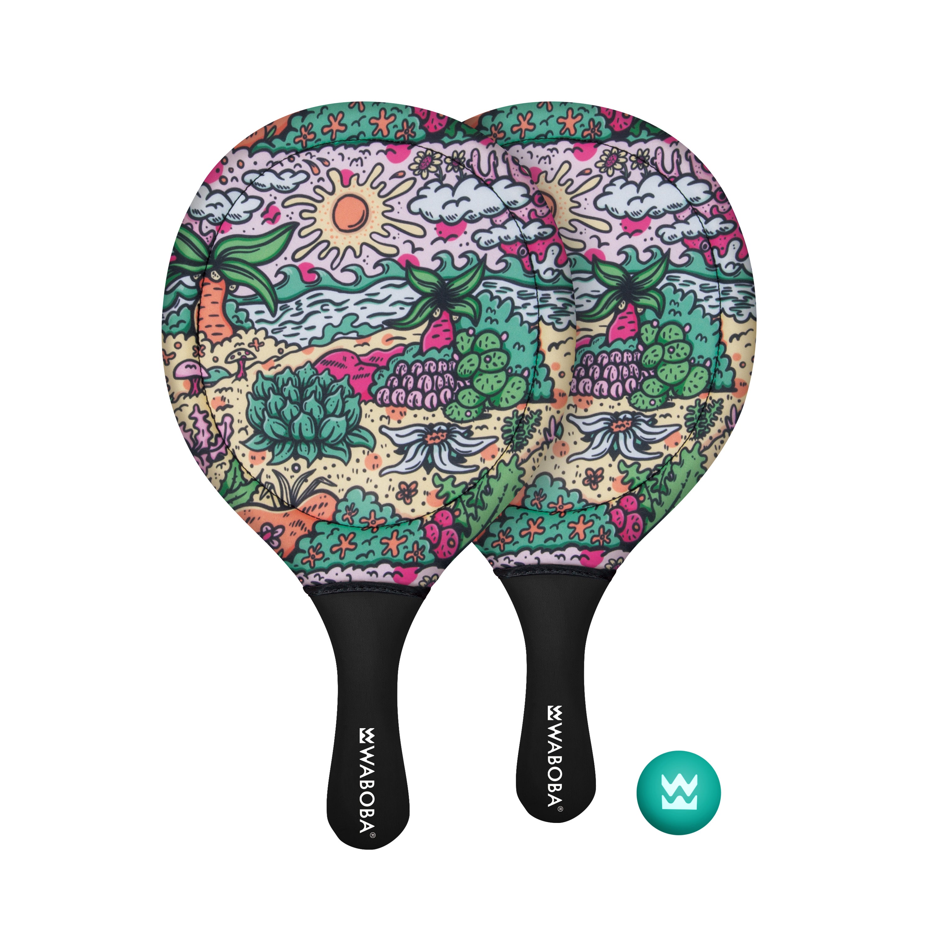 Paletki plażowe Waboba® Artist Beach Paddle (niebieskie)