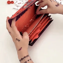 Halloweenowe tatuaże i naklejki na paznokcie mideer w torebce