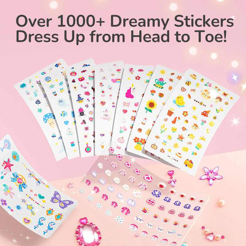 Zestaw tatuaży i naklejek mideer – Ogród elfów