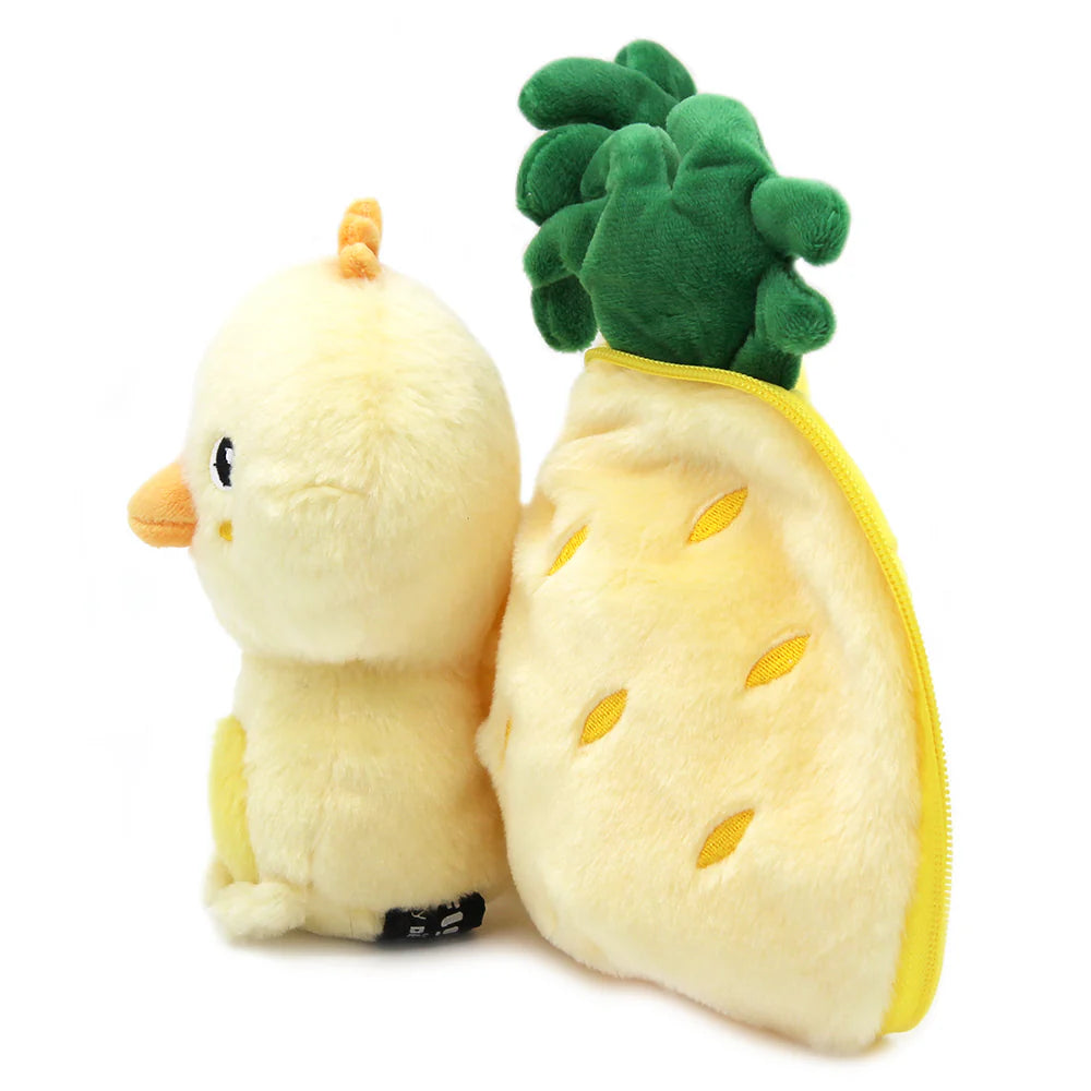 Pluszak kurczaczek ananas pluszowa zabawka w kształcie kurczaka i ananasa od BV JACOB COMPANY