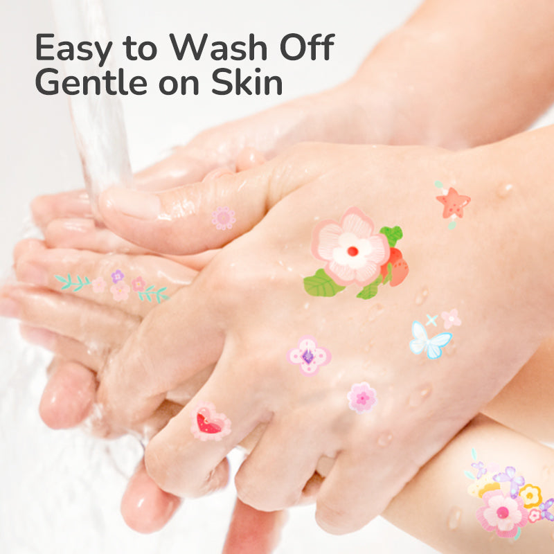 Zestaw tatuaży i naklejek mideer – Ogród elfów