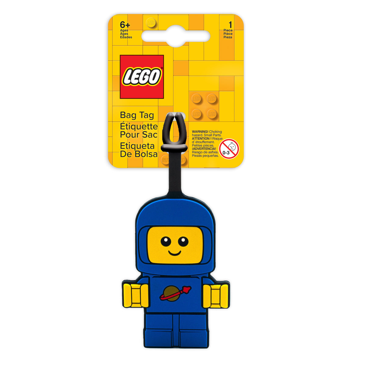 LEGO® Blue Spacebaby luggage tag
