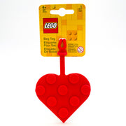 LEGO® Luggage Tag Red Heart