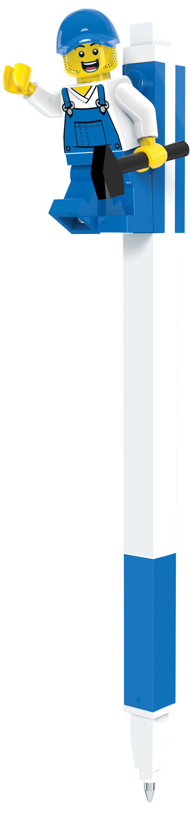 Długopis żelowy LEGO® Pen Pal z Minifigurką – niebieski