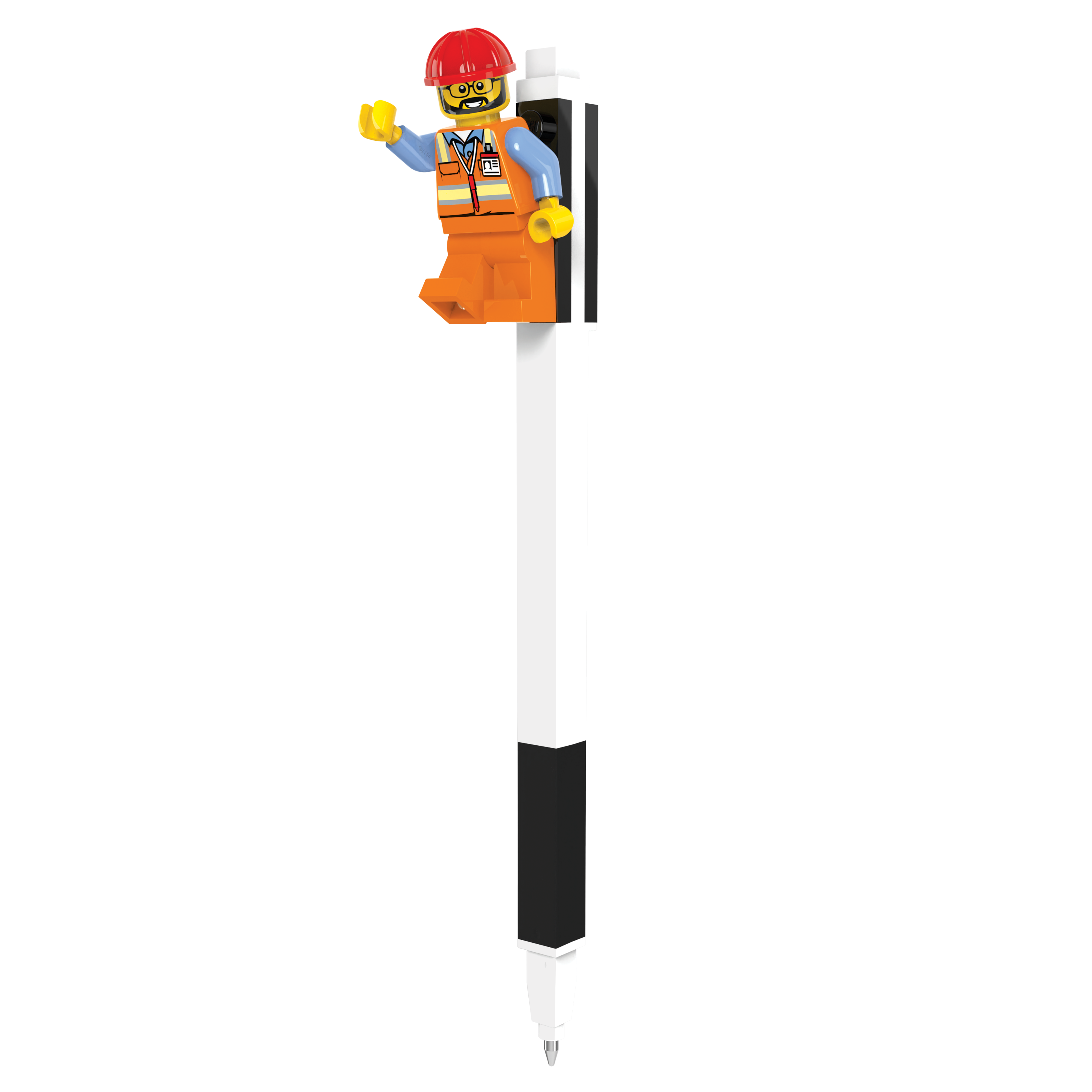 Długopis żelowy LEGO® Pen Pal z Minifigurką – czarny