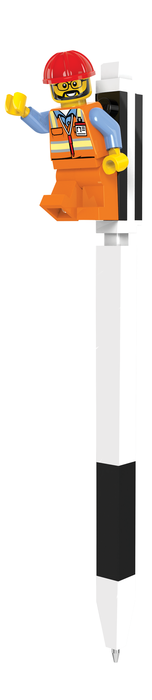 Ołówek mechaniczny LEGO® Pen Pal z Minifigurką – czarny