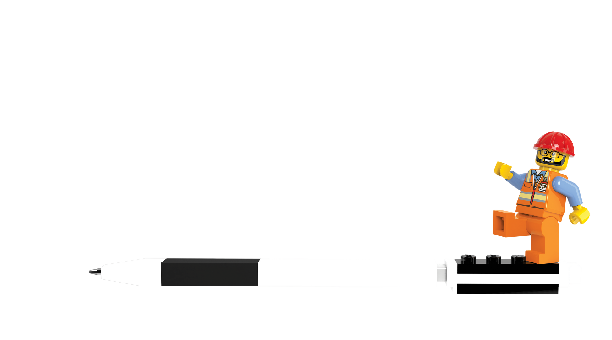 Ołówek mechaniczny LEGO® Pen Pal z Minifigurką – czarny