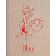 Szkicownik Kiki's Delivery Service z ilustracją Kiki na miotle i kotem na okładce