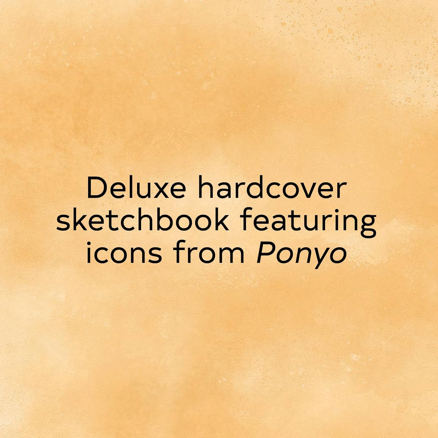 Deluxe szkicownik Studio Ghibli Ponyo z twardą okładką i ikonami z filmu Ponyo