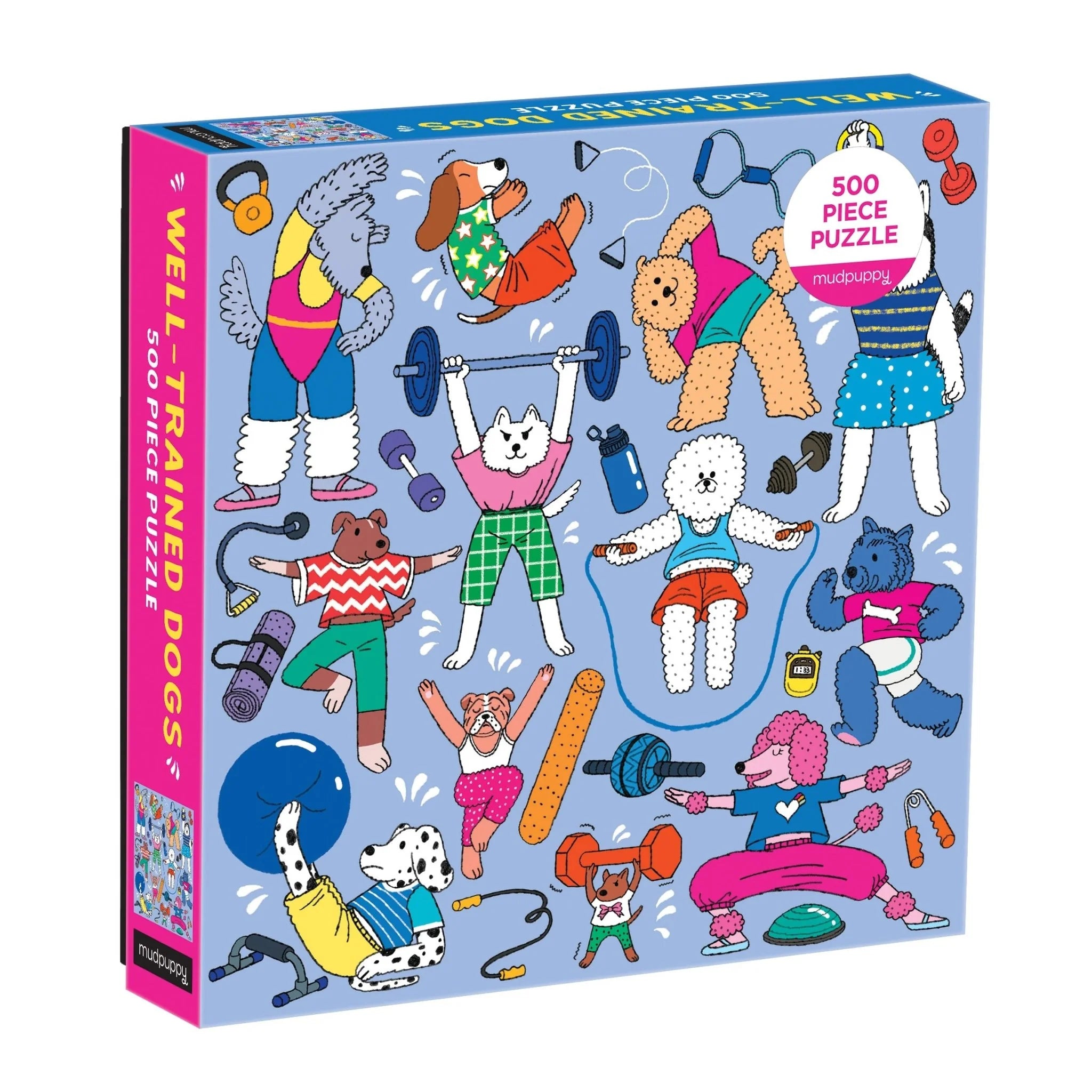 Puzzle Mudpuppy Well-trained dogs (500 el.)