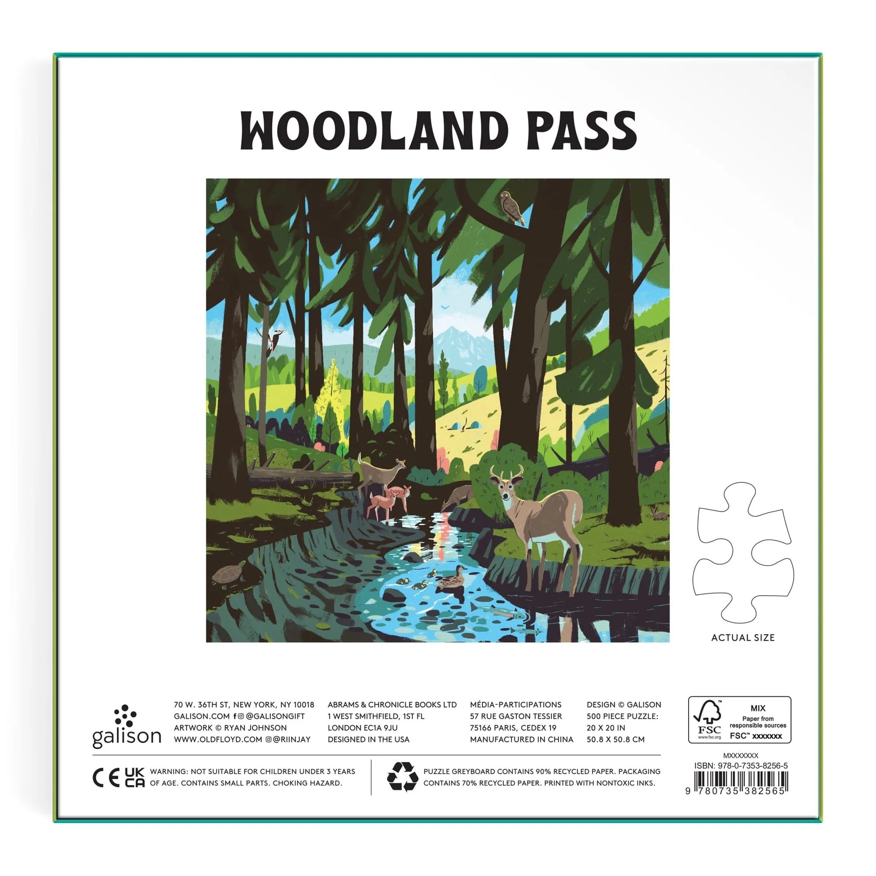 Puzzle Galison – Woodland Pass (500 el.)