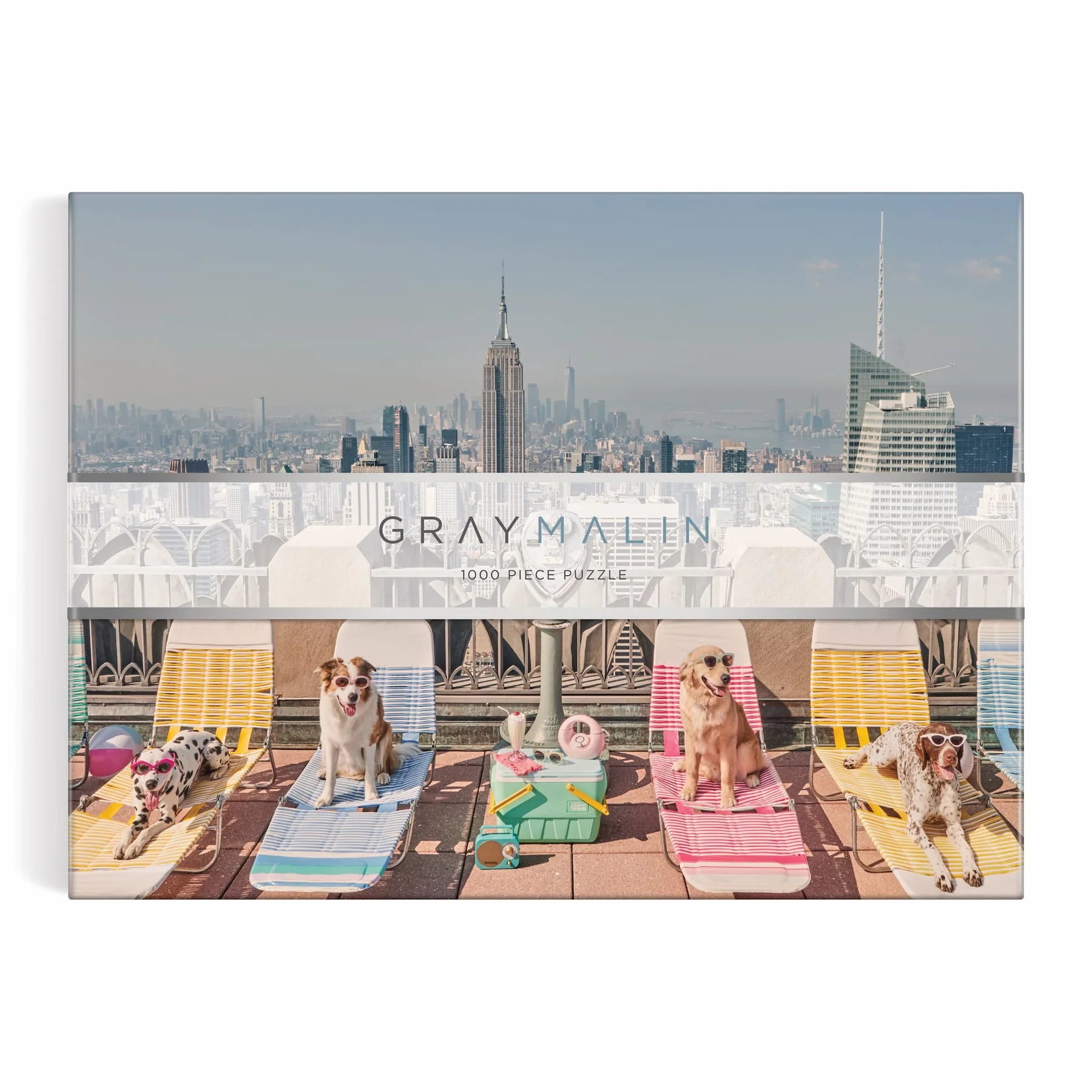 Puzzle Galison Gray Malin – The Dogs of New York City (1000 el.)