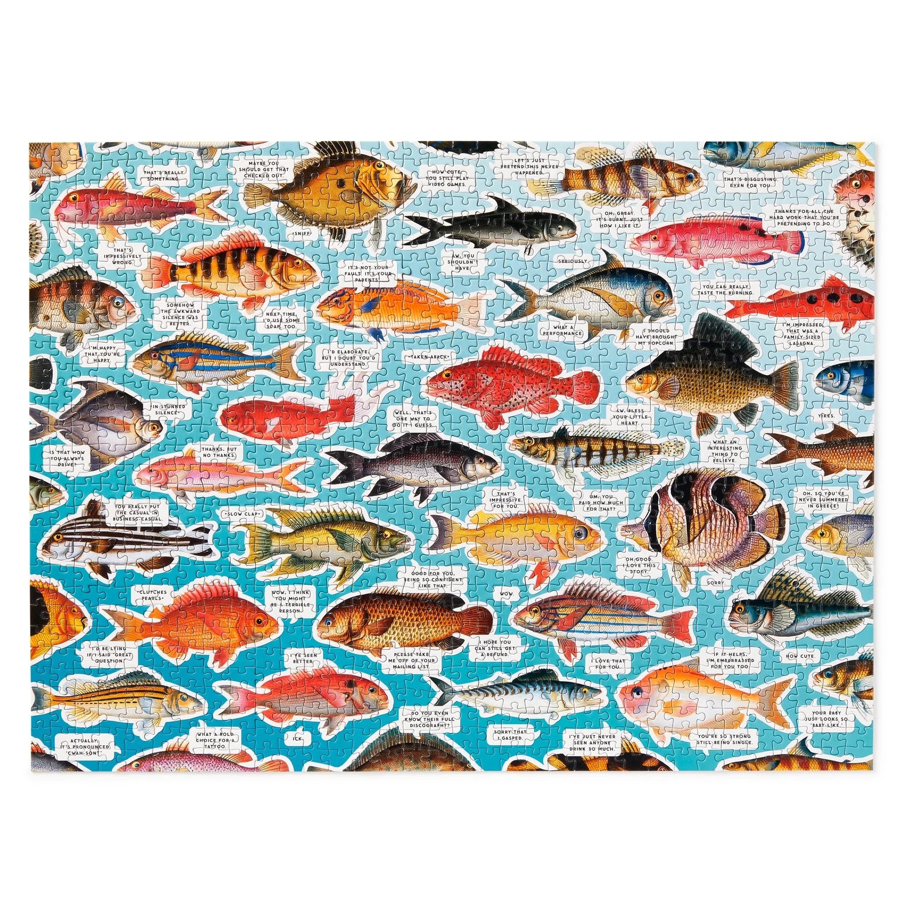 Puzzle Galison – Judgy Fish (1000 el.)