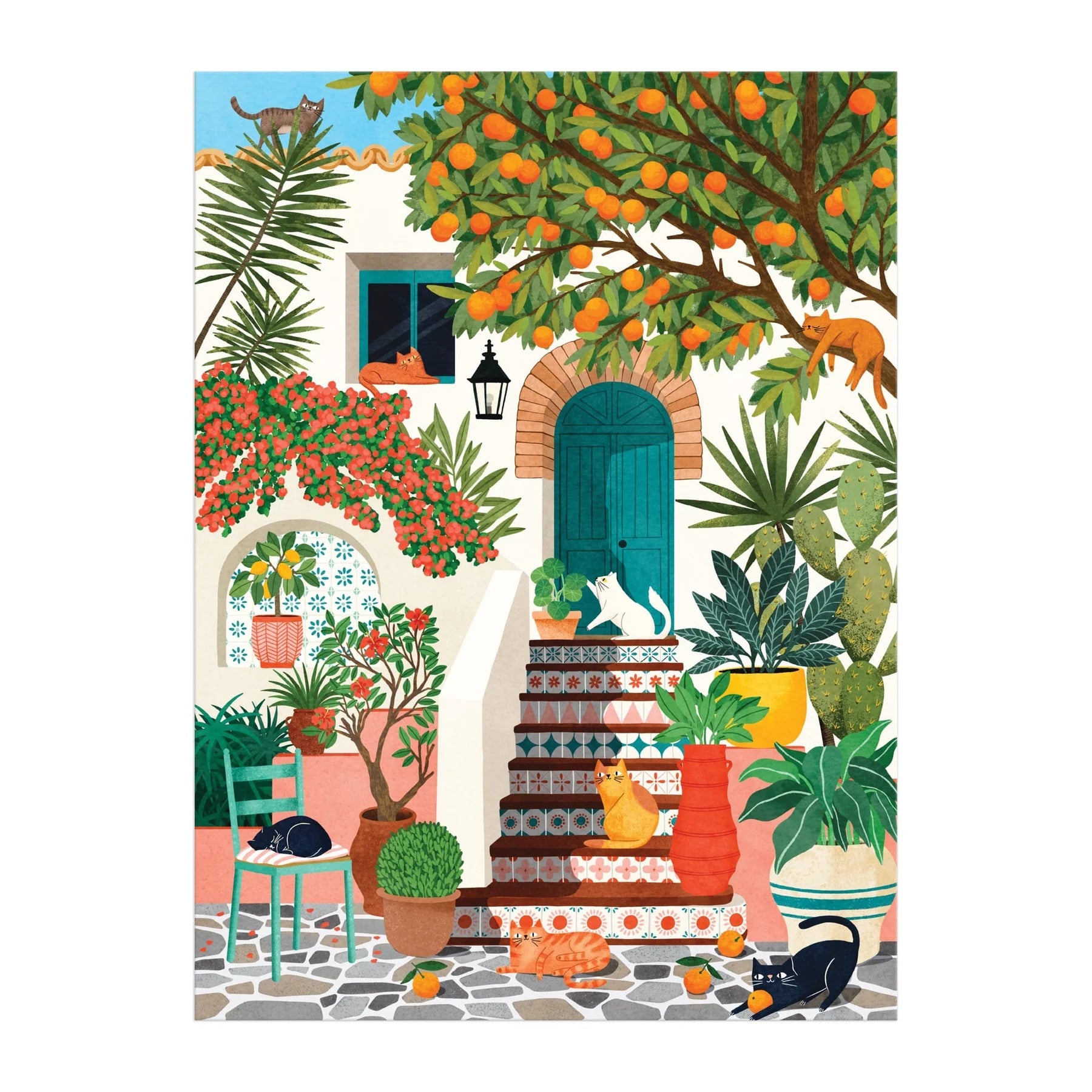 Puzzle Galison – Mediterranean Cats (1000 el.)