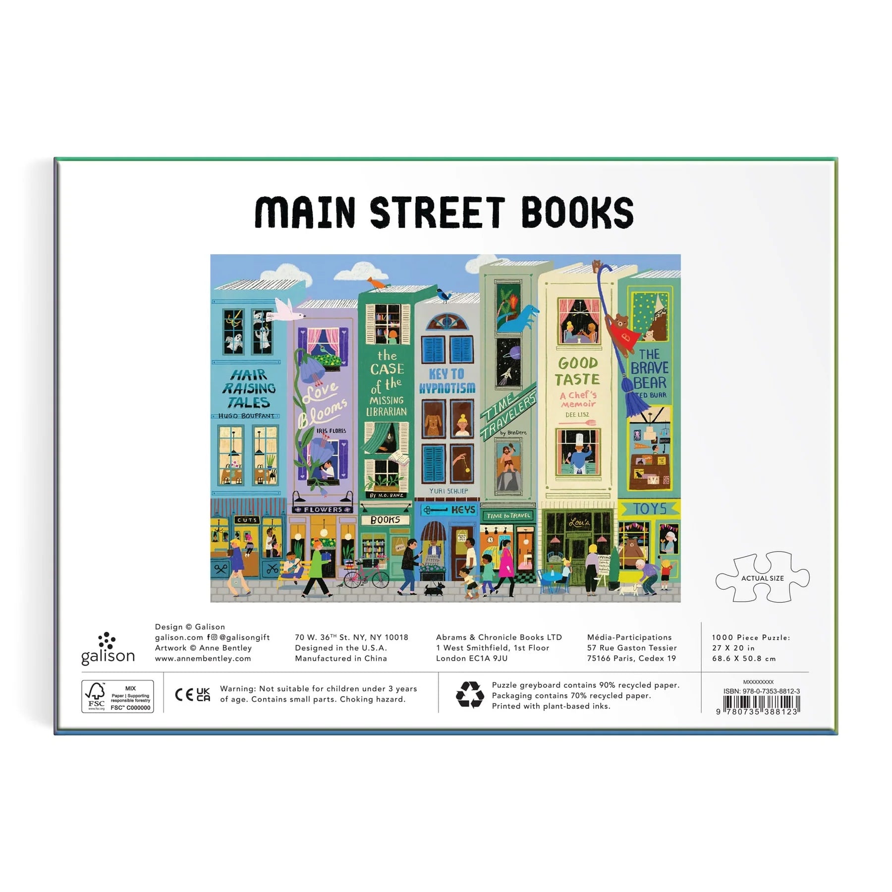 Puzzle Galison – Main Street Books (1000 el.)