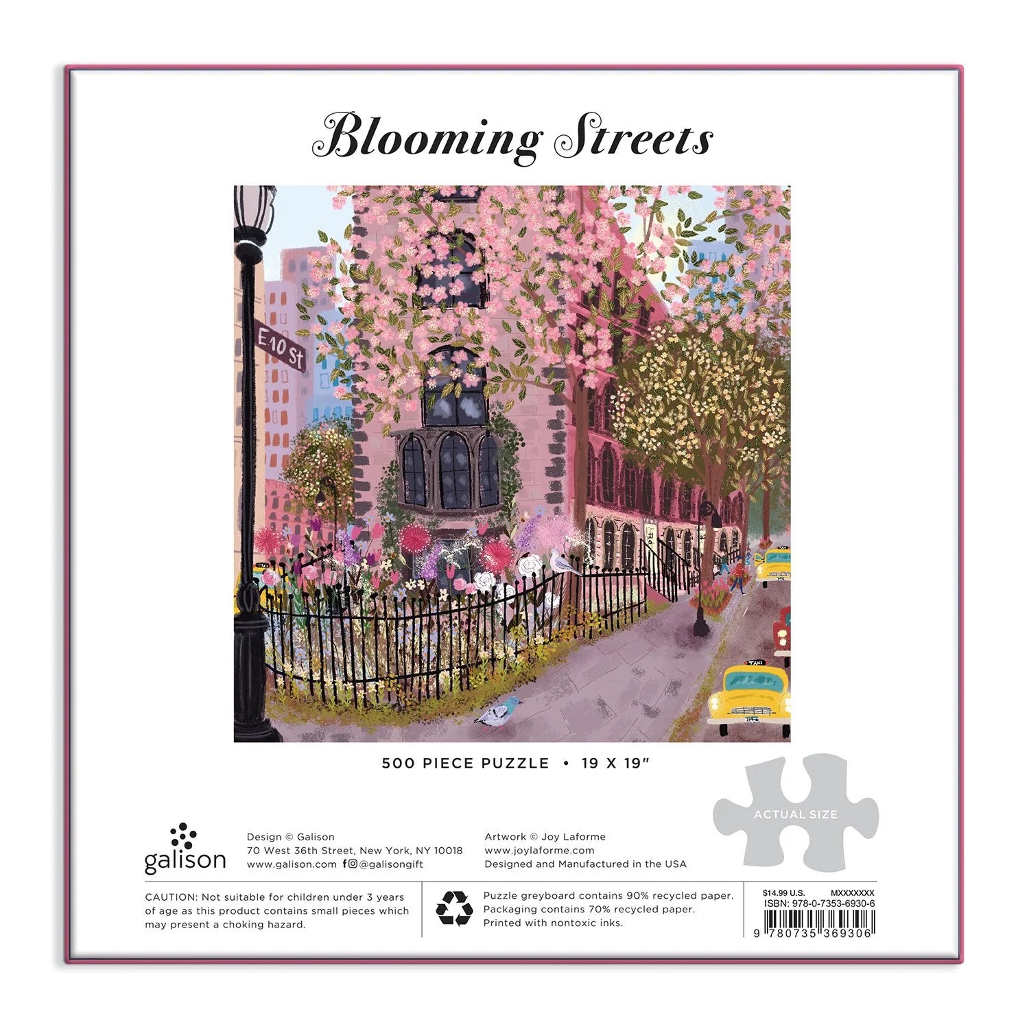 Puzzle Galison – Blooming Streets (500 el.)