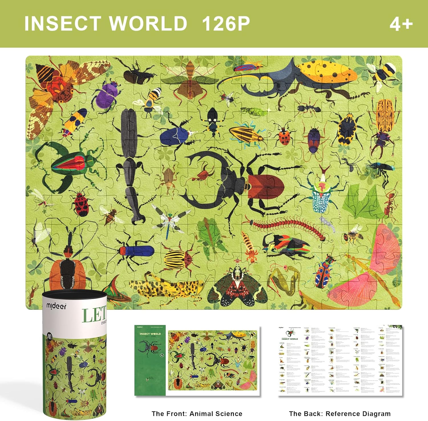 Rompecabezas ¡Aprendamos! - Insectos del Mundo
