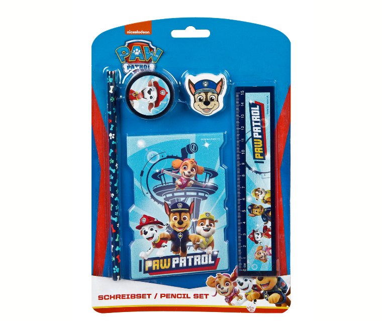 Set von Schulmaterialien Psi Patrol mit Bleistift, Lineal und Spitzer von Yamann