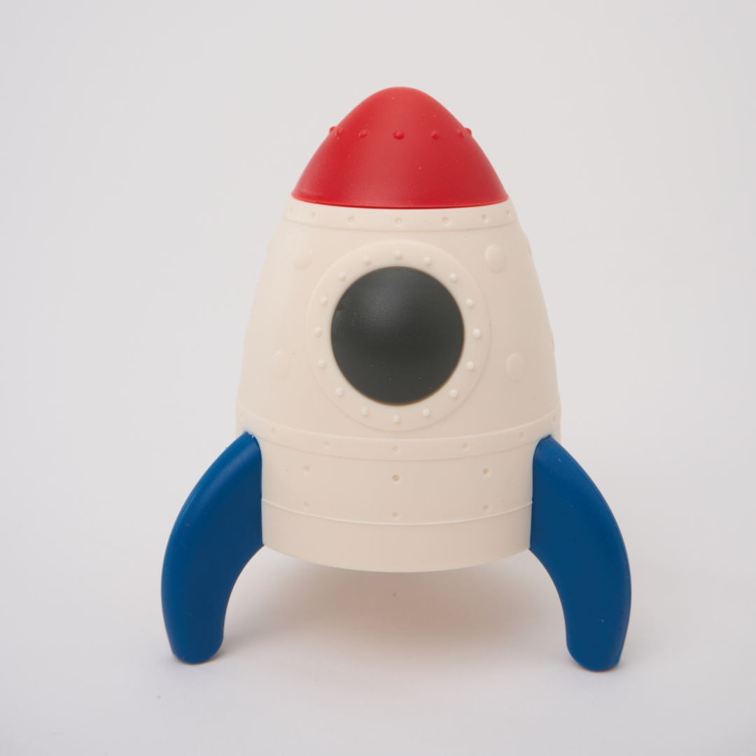 Butelka termiczna ze słomką Bestie Asobu – Rakieta 460 ml