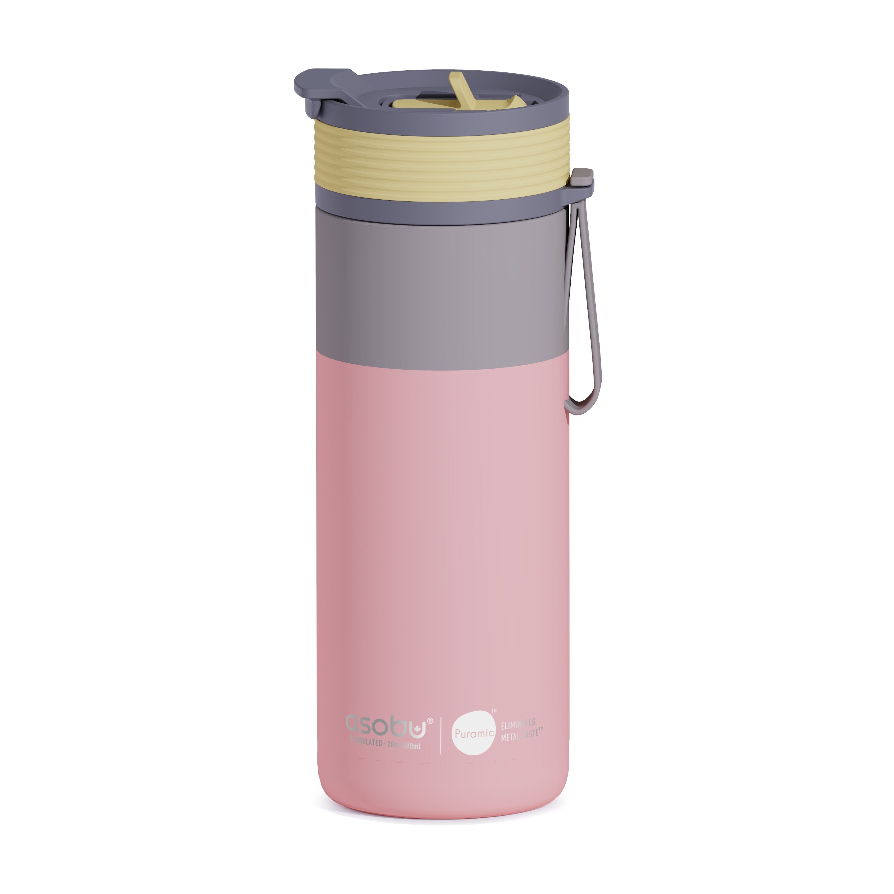 Kubek termiczny Aspen Asobu – pastel peach 600 ml