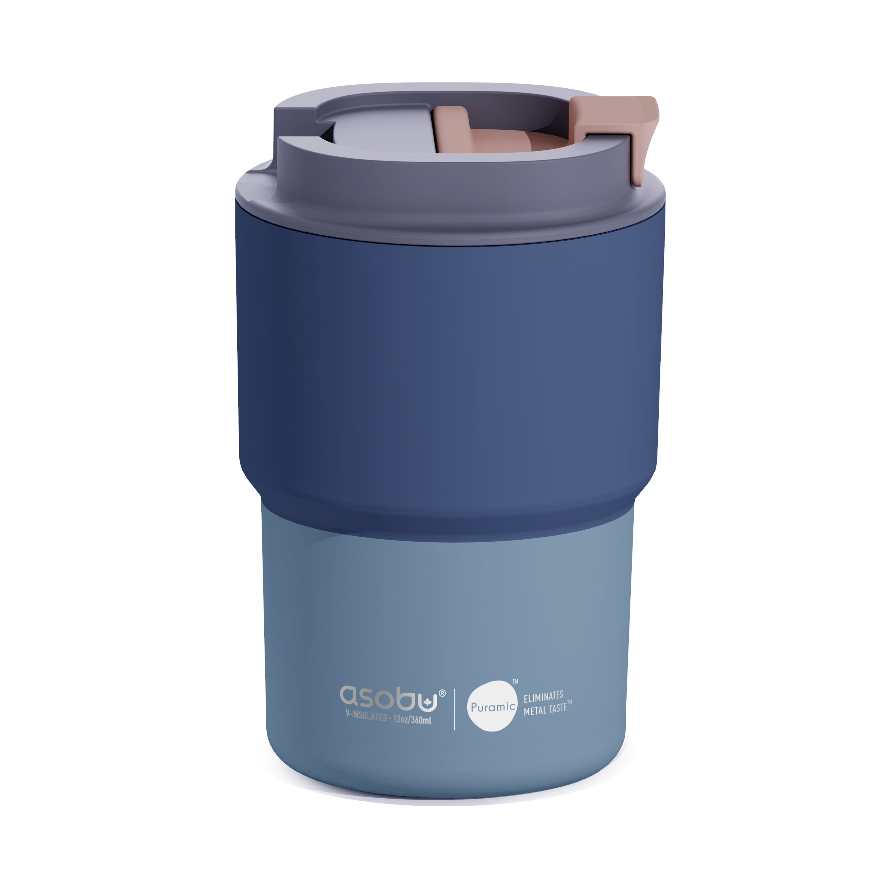 Kubek termiczny Coffee Express Asobu – pastel blue 360 ml