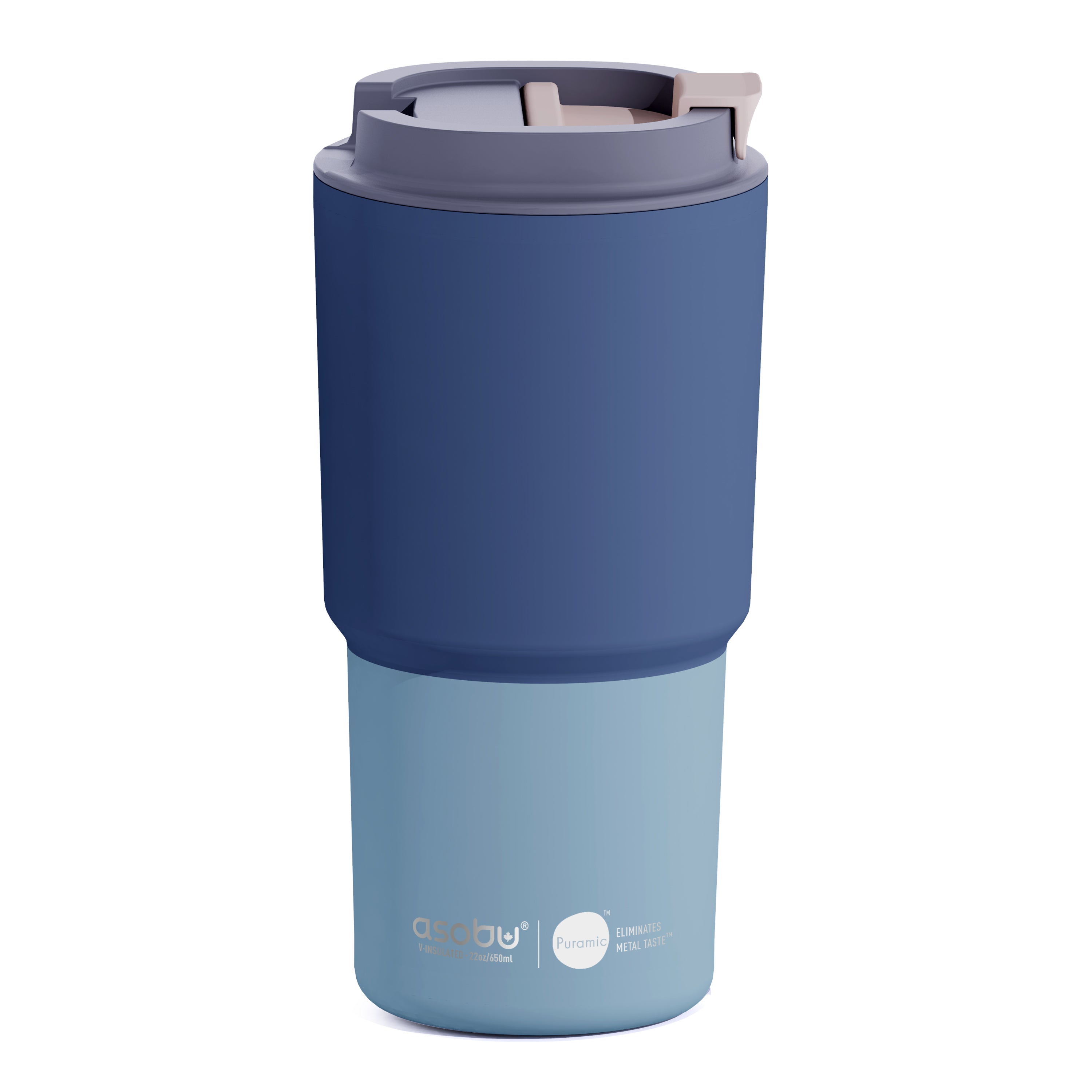 Kubek termiczny Pick Me Up Asobu – pastel blue 650 ml