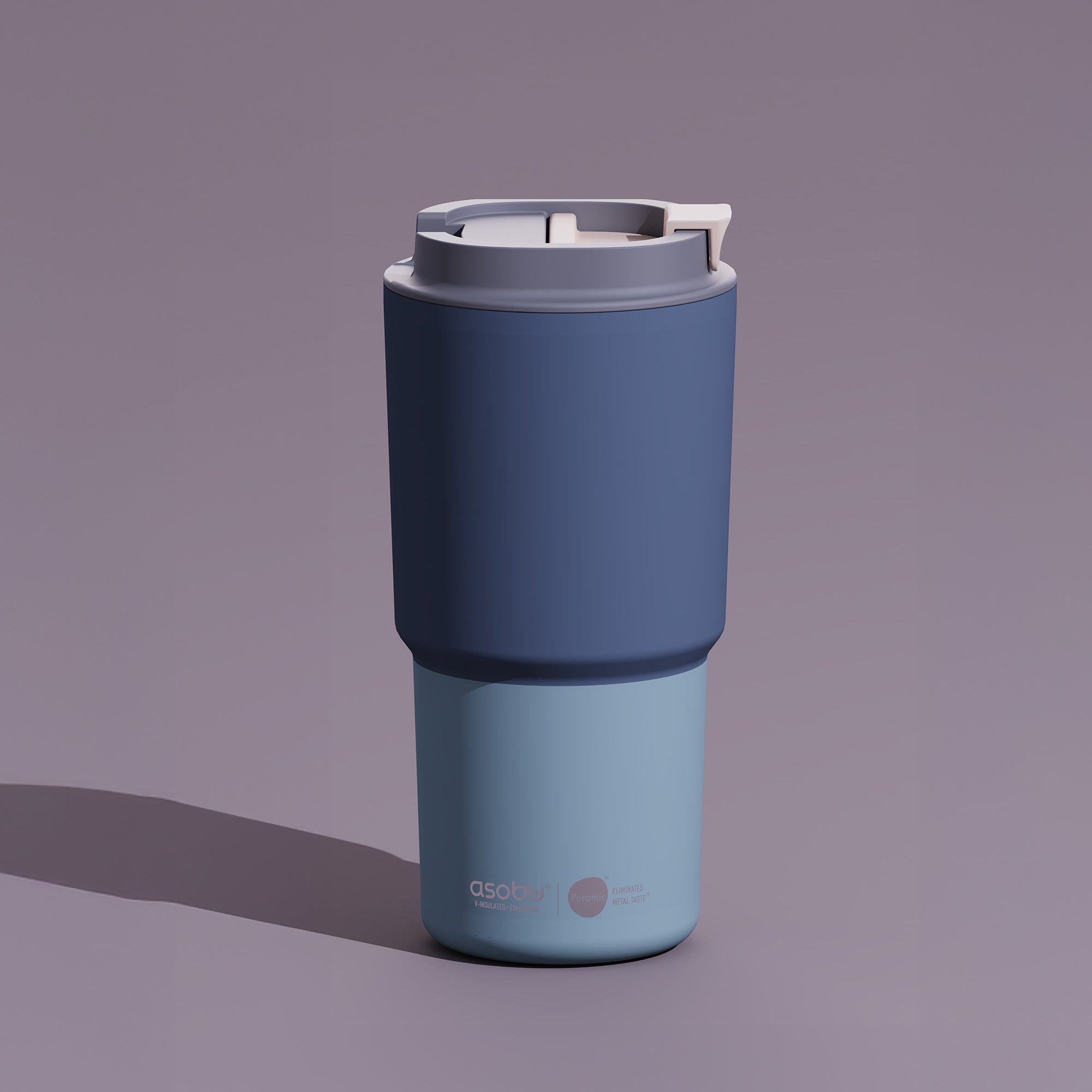 Kubek termiczny Pick Me Up Asobu – pastel blue 650 ml