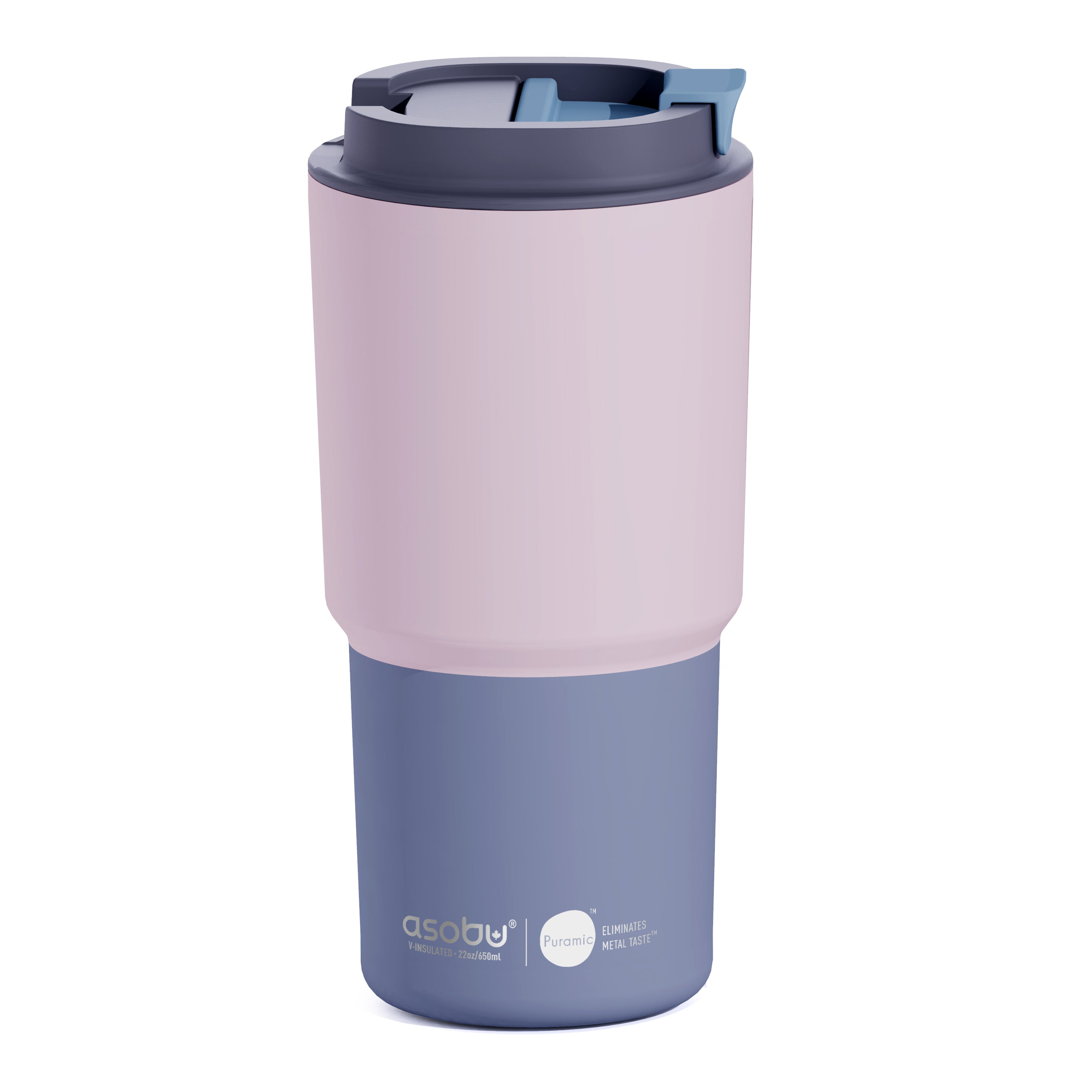 Kubek termiczny Pick Me Up Asobu – pastel pink 650 ml