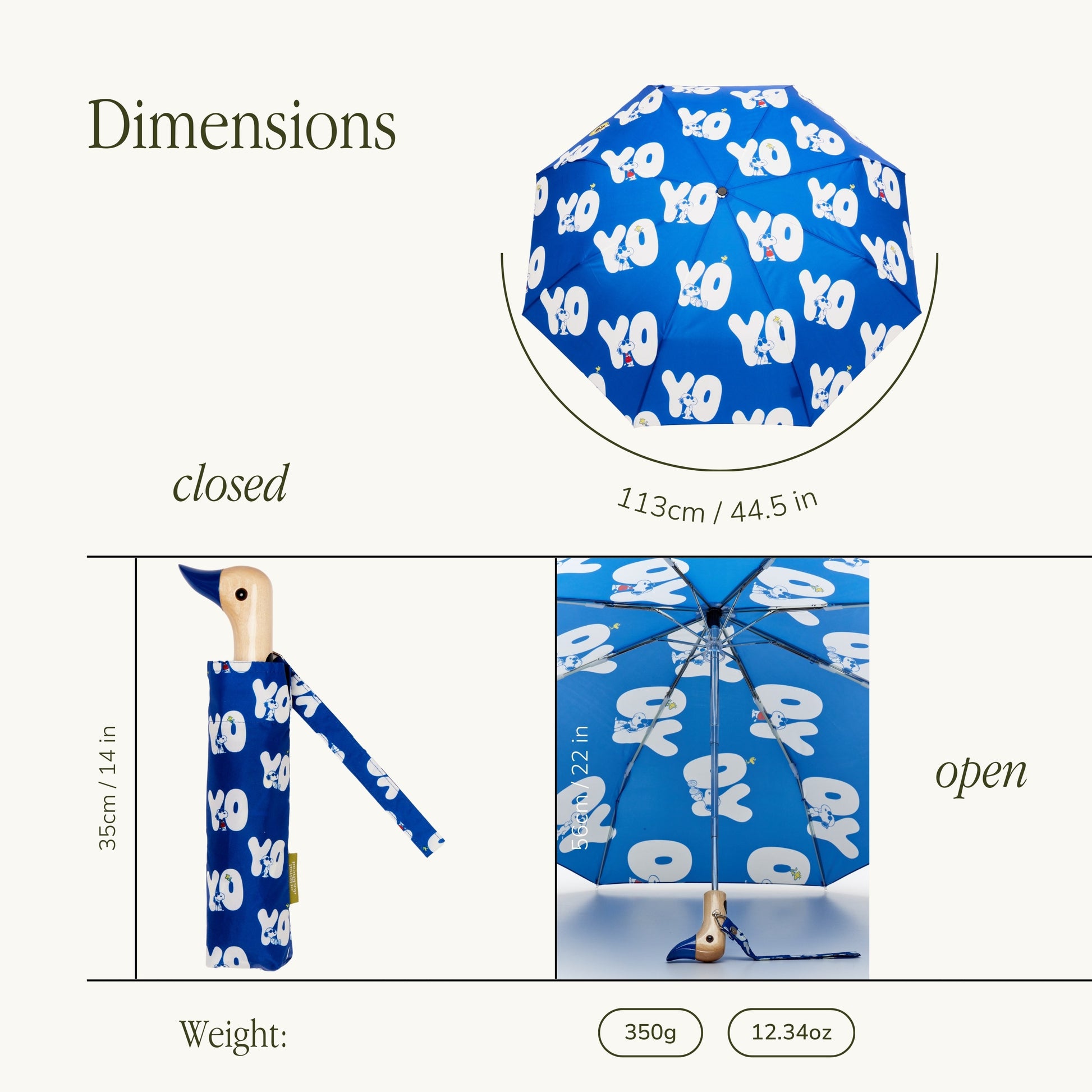 Parasolka kaczka Original Duckhead – Peanuts – Yo!