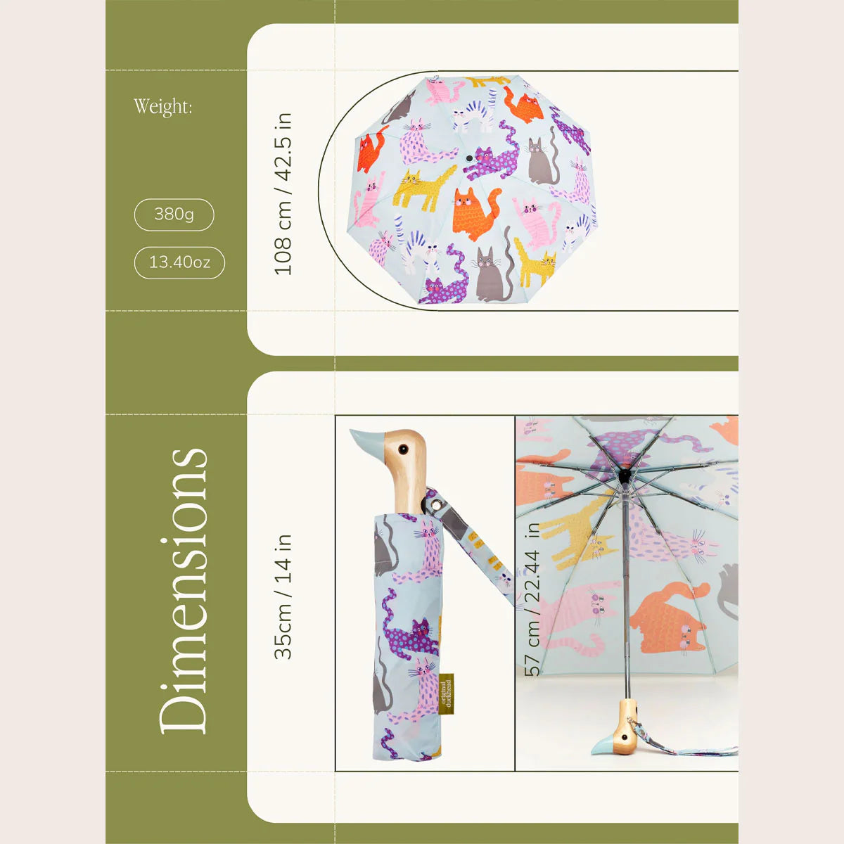 Parasolka kaczka Original Duckhead – Arty Cats Ice