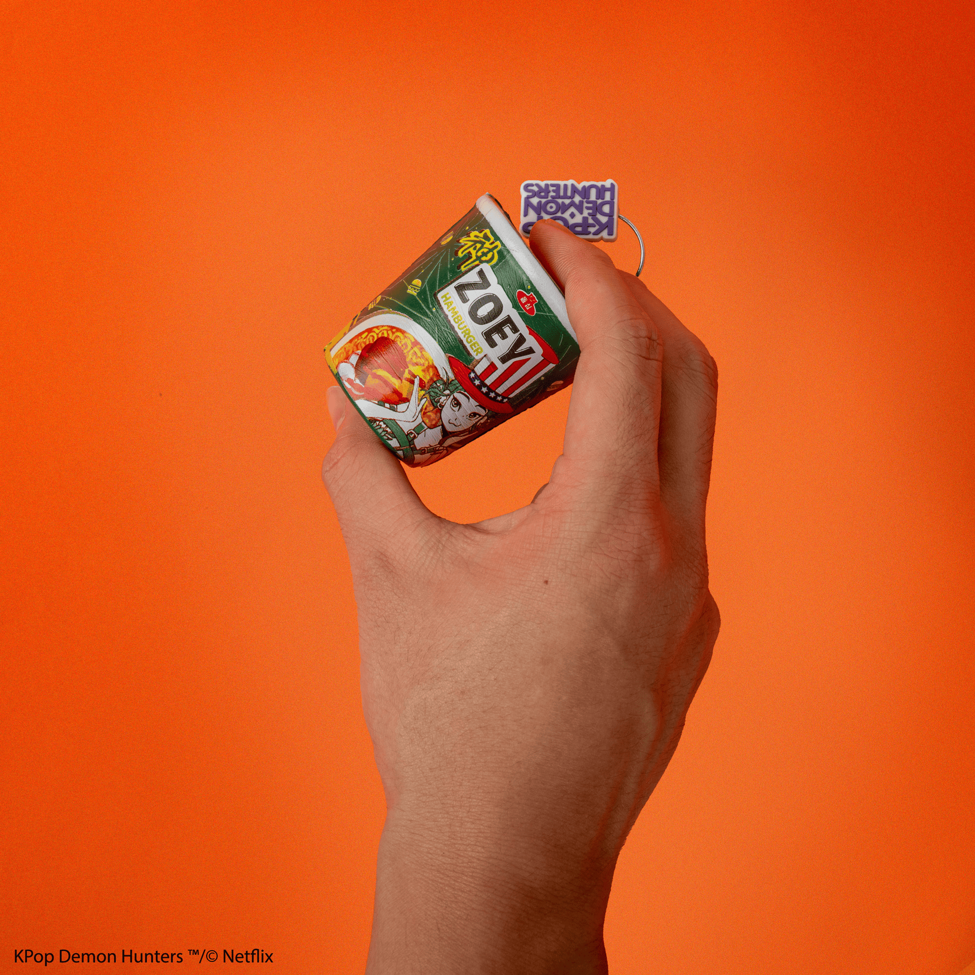 Squishy keychain – Zoey Hamburger Noodles