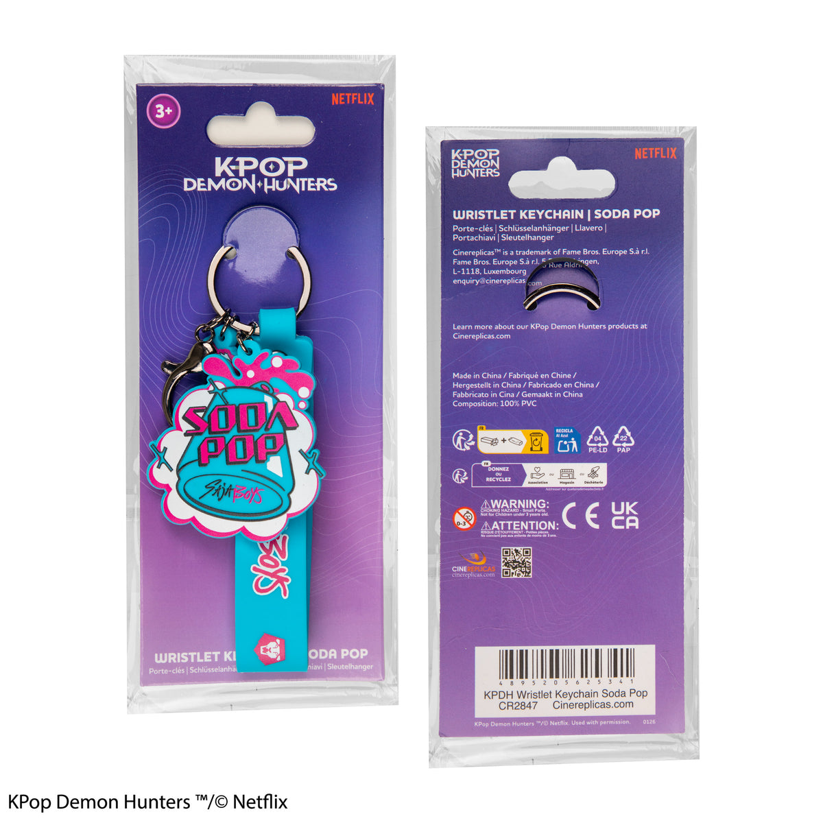 Demon Hunters– Soda Pop keychain