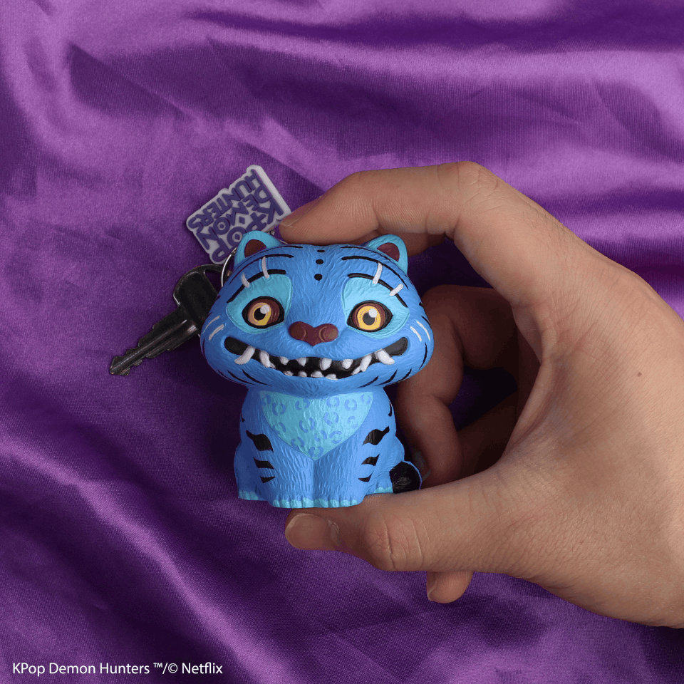 Squishy keychain – Derpy Tiger