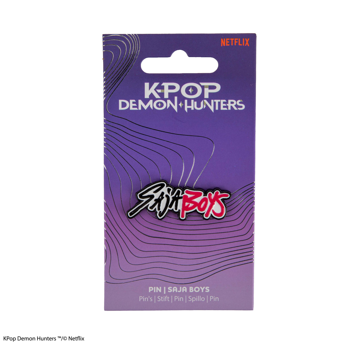 Metal pin Demon Hunters - Saja Boys