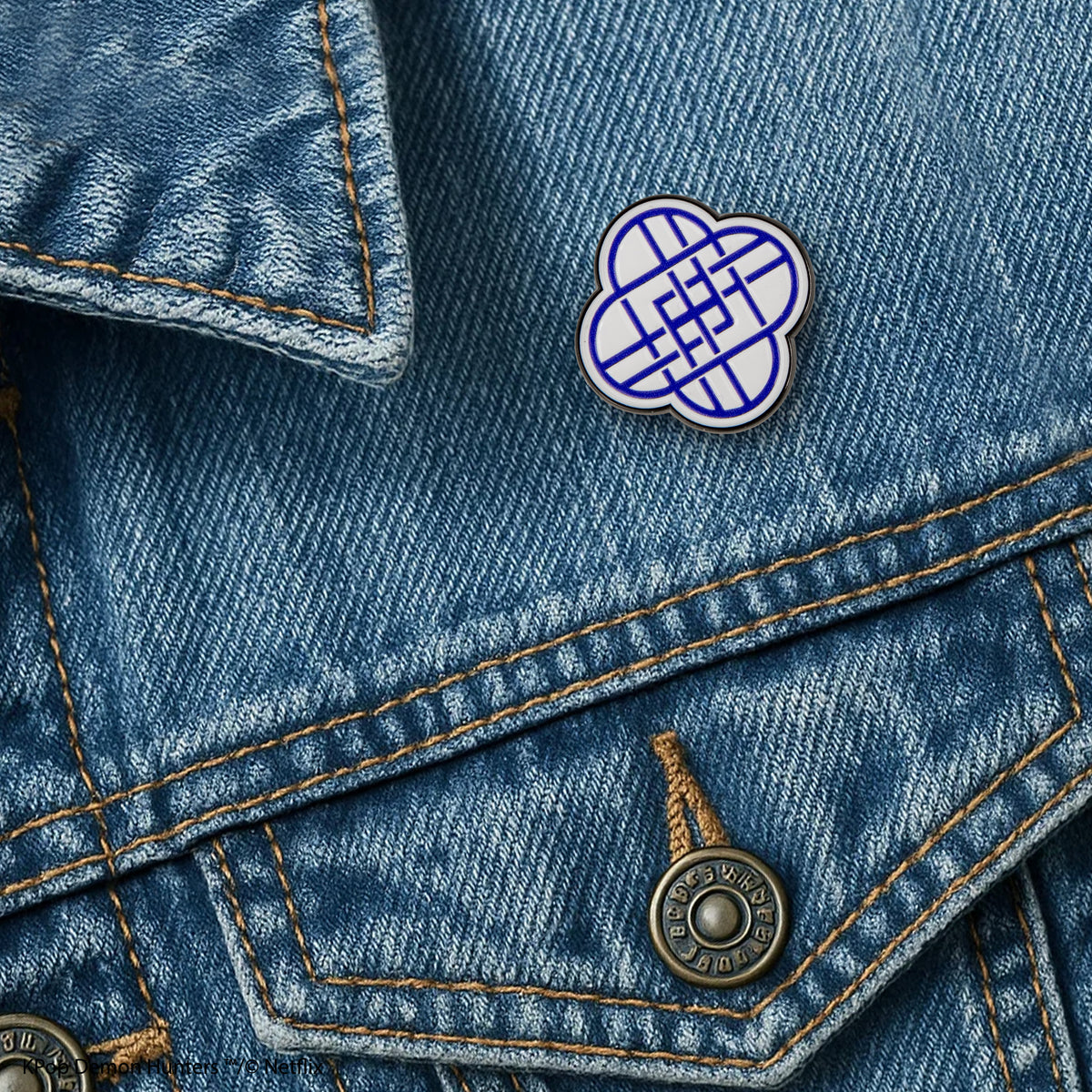 Metal pin Demon Hunters - HUNTR/X Logo