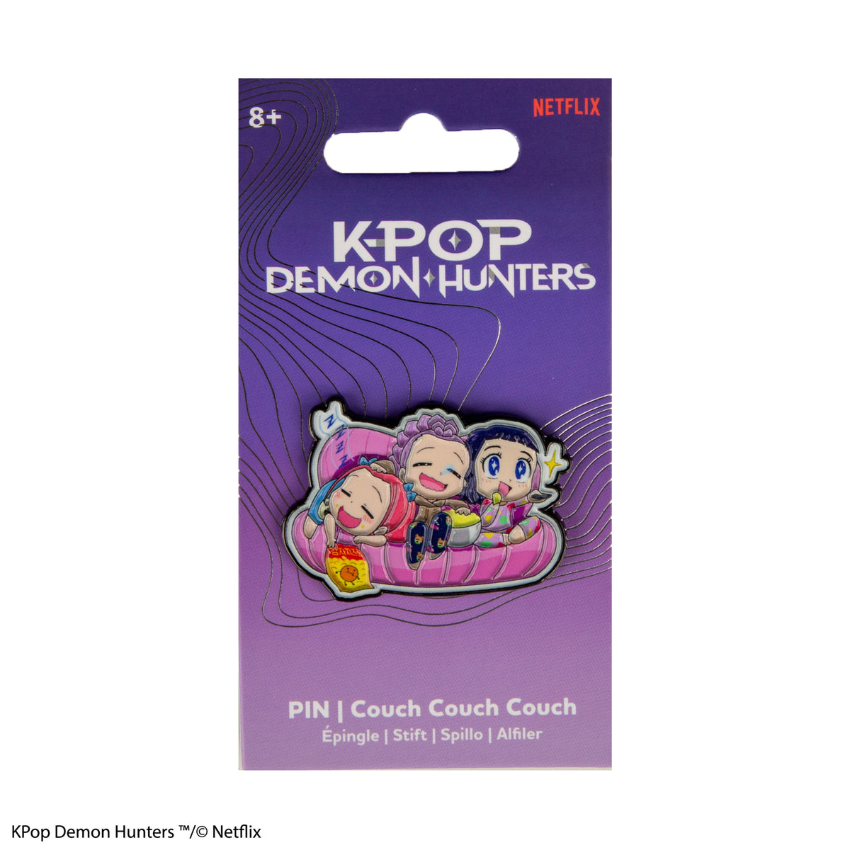 Metal pin Demon Hunters - Couch couch couch
