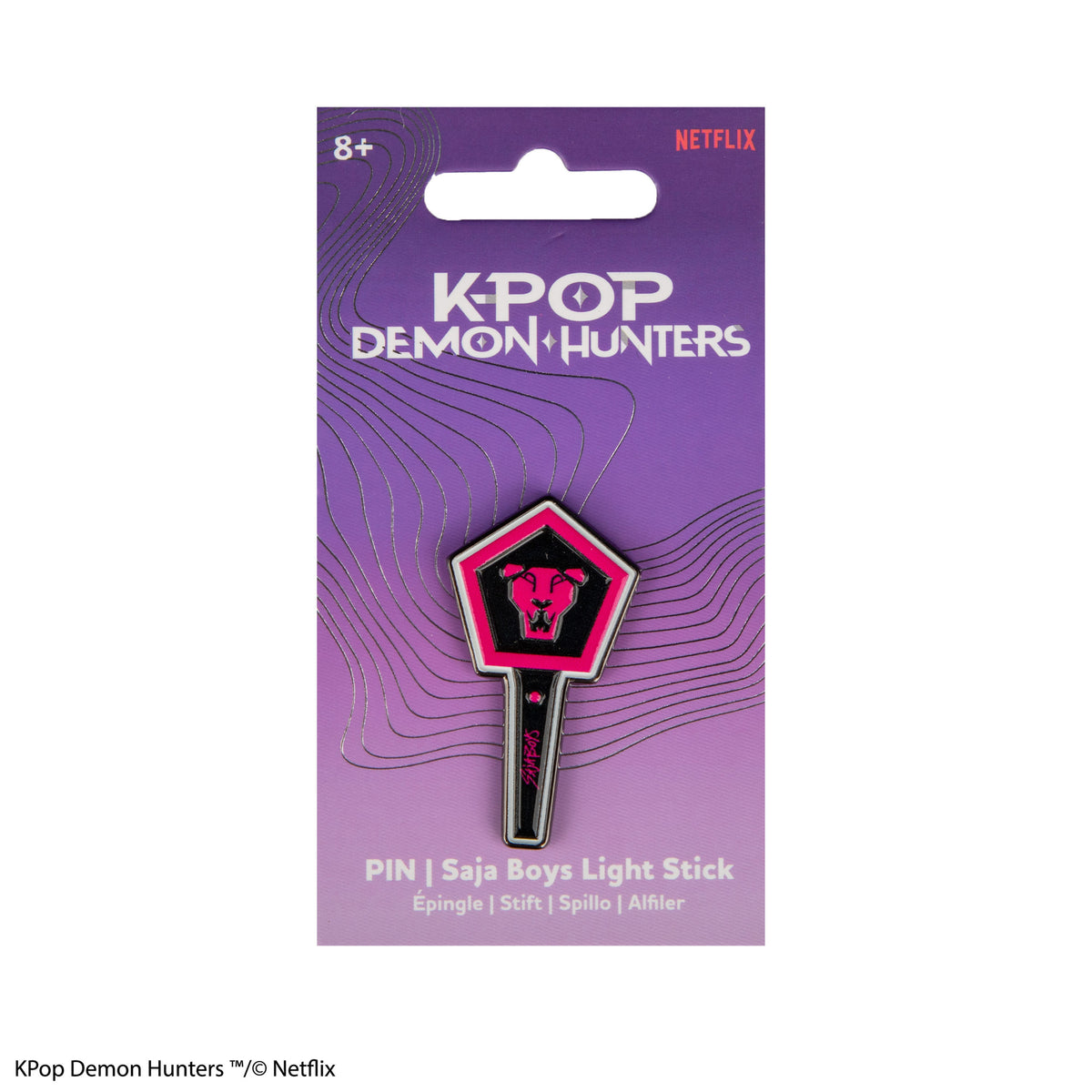 Metal pin Demon Hunters - Saja Boys Light Stick
