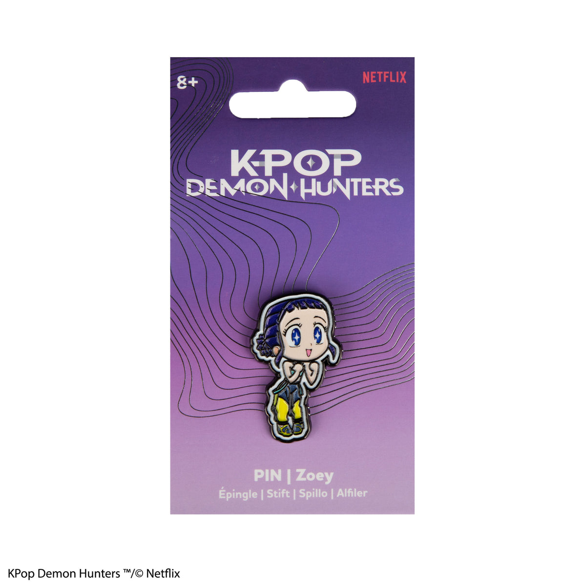 Metal pin Demon Hunters - Zoey