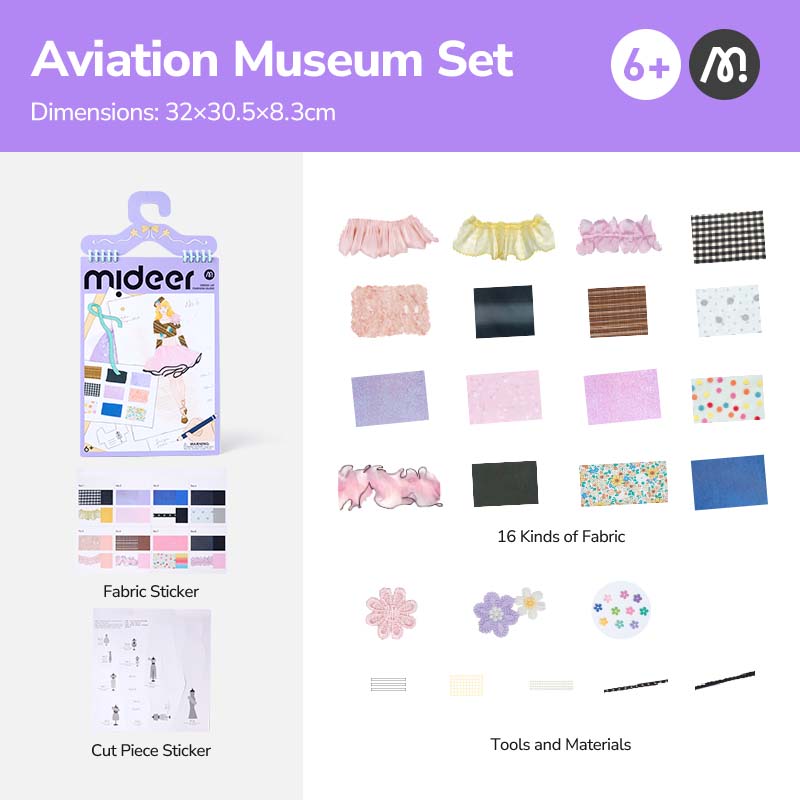 Creative fashion design set mideer