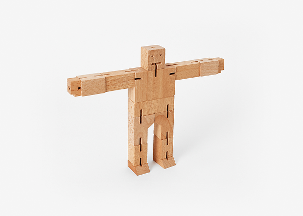 Cubebot średni Areaware – naturalny