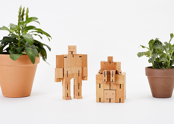 Cubebot średni Areaware – naturalny