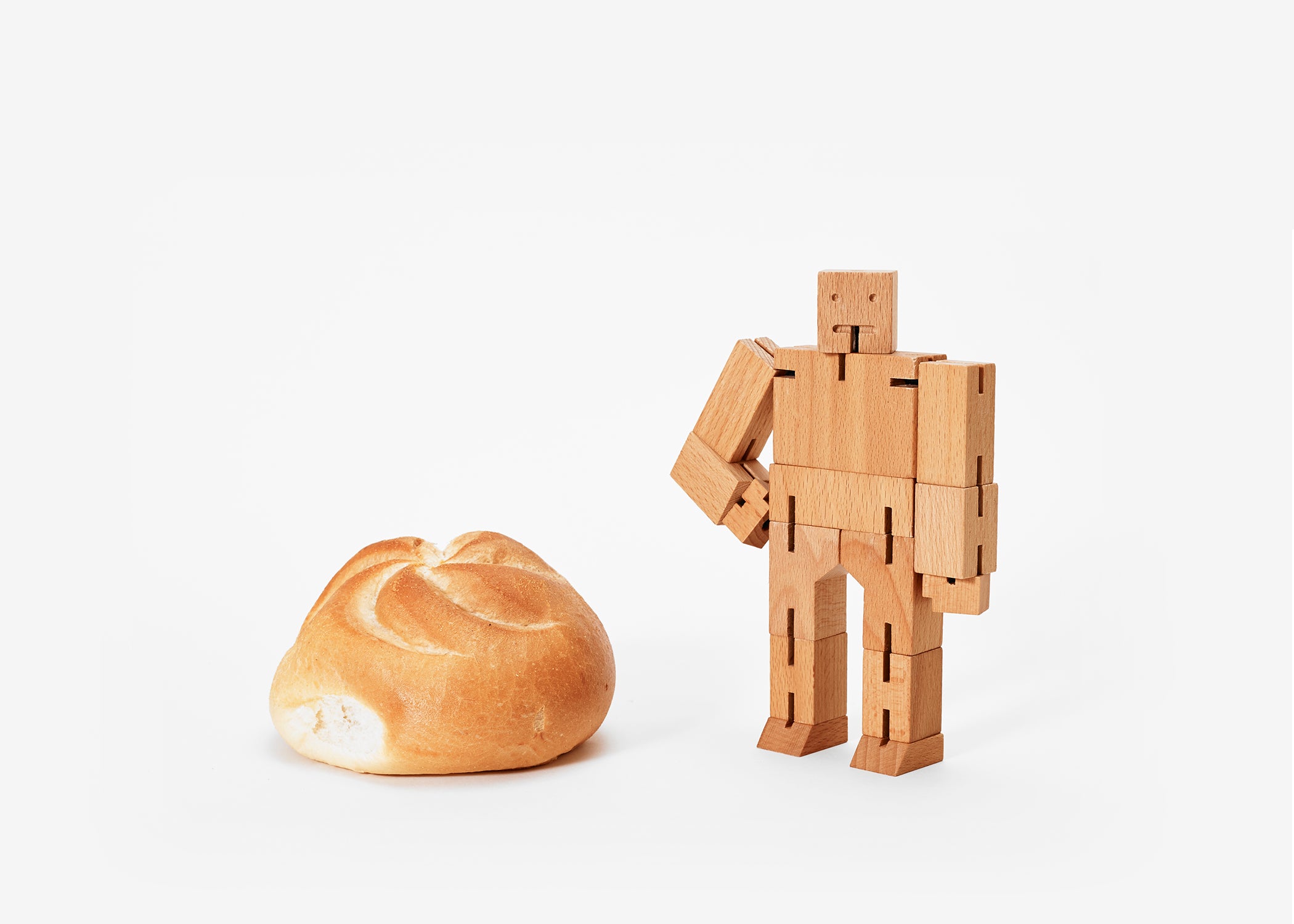 Cubebot mały Areaware – naturalny